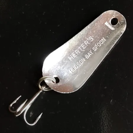 Herter's Hudson bay spoon Lepel, Rood / Wit / Nikkel, 7g, #6191
