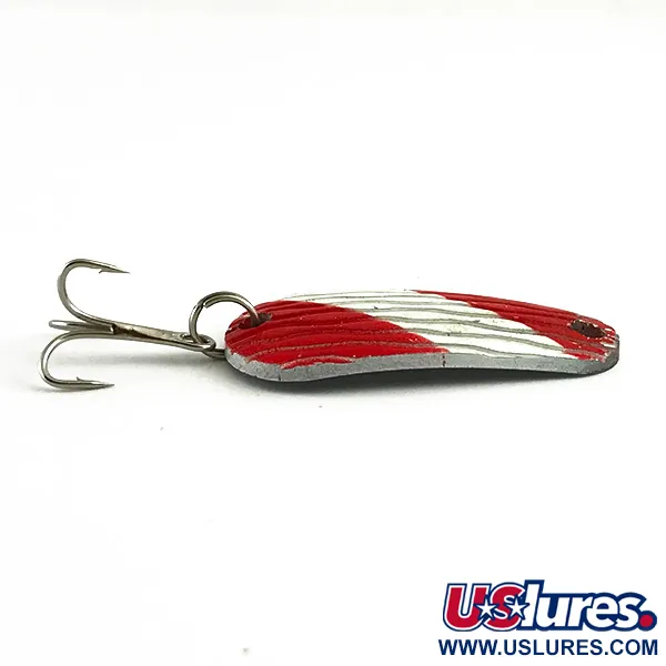 Herter's Hudson bay spoon Lepel, Rood / Wit / Nikkel, 7g, #6191