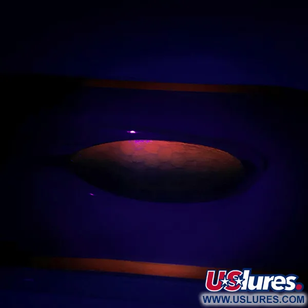 Weedless Johnson Silver Minnow Lepel, Groen/Oranje/Nikkel, 5g, #6193