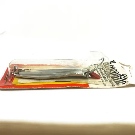 Luhr Jensen Krocodile Die #4 Lepel, Nikkel, 14g, Verre Worp, #6194