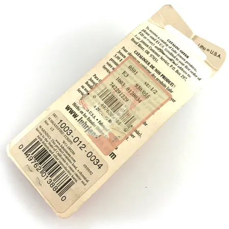 Luhr Jensen Krocodile Die #4 Lepel, Nikkel, 14g, Verre Worp, #6194