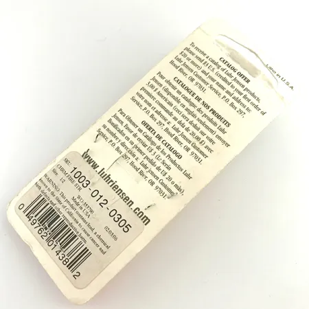 Luhr Jensen Krocodile Die #4 UV Lepel, Nikkel/Rood, 14g, UV, #6195