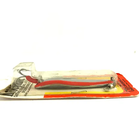 Luhr Jensen Krocodile Die #4 UV Lepel, Nikkel/Rood, 14g, UV, #6195