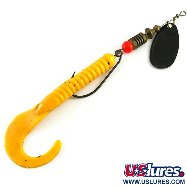 Mepps Black Fury Combo Killer 2 Spinner, Zwart/Geel, 6.5g, #6218