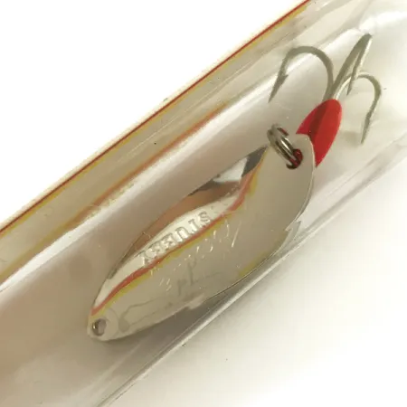 Luhr Jensen Krocodile Stubby Lepel, Gehamerd nikkel, 18g, #6221