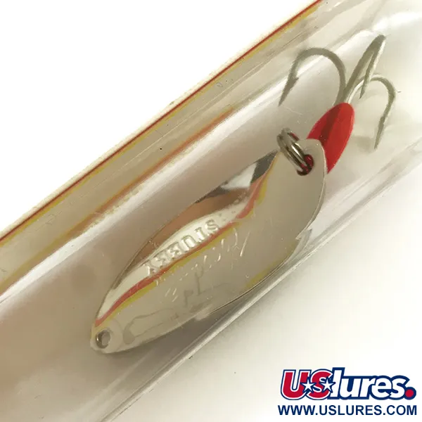 Luhr Jensen Krocodile Stubby Lepel, Gehamerd nikkel, 18g, #6221