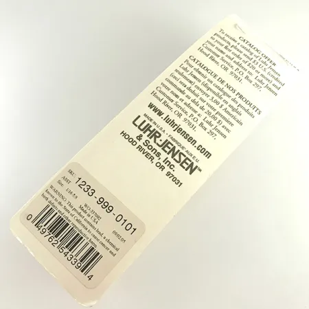 Luhr Jensen Krocodile Stubby Lepel, Gehamerd nikkel, 18g, #6221