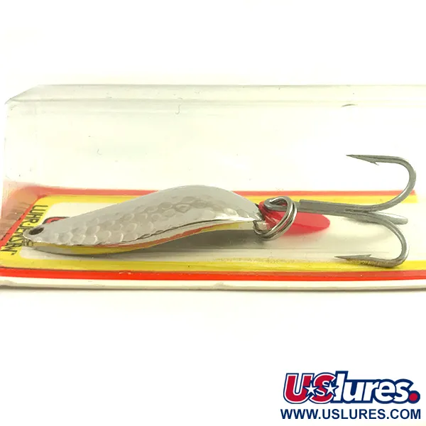 Luhr Jensen Krocodile Stubby Lepel, Gehamerd nikkel, 18g, #6221