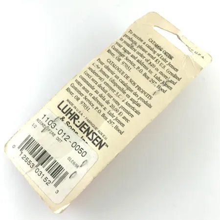 Luhr Jensen Les Davis Hotrod Lepel, Nickel/Red Dot UV, 14g, #6229