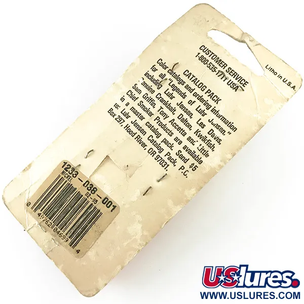 Luhr Jensen Pro Wobbler Lepel, Goud, 11g, Vintage OVP, #6232