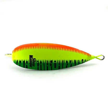 Johnson Silver Minnow UV Lepel, Oranje/Groen/Geel, 21g, UV, #6237