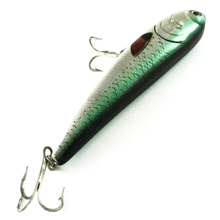 Bass Pro Shops XTS Pencil Plug Stickbait, Grijs/Groen, 14g, #6240
