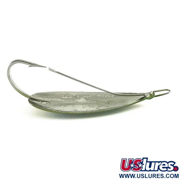 Johnson Silver Minnow Lepel Weedless, Groen/Nikkel/UV, 21g, #6259