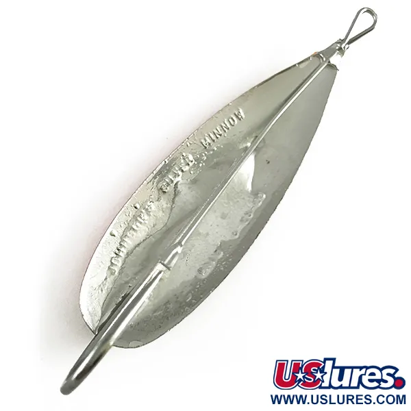 Johnson Silver Minnow Lepel Weedless, Groen/Nikkel/UV, 21g, #6259