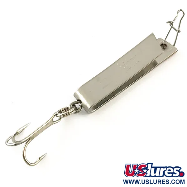 South Bend Super-Duper 502 Lepel, Nikkel/Rood, 2,5g, U-vorm, #6279