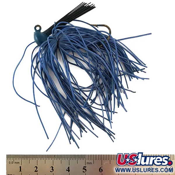 Bass Jig, Blauw, 10g, Weedguard, #6324