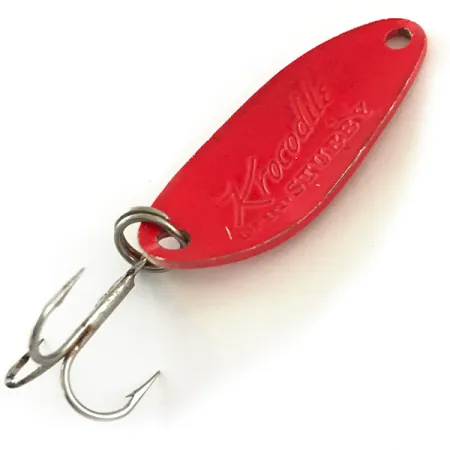 Luhr Jensen Krocodile Stubby UV Lepel, Red UV Glow, 7g, UV-Glow, #6350