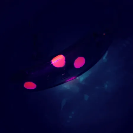 Yakima Bait FlatFish F4 UV Plug, Zilver / Rood, 1.7g, UV, #6360