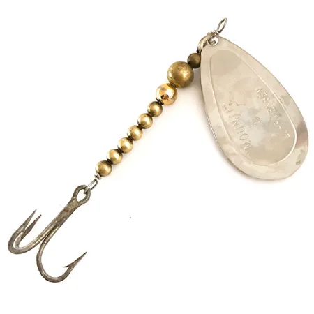 Luhr Jensen Mounti Spinner, Messing / Nikkel, 10g, Ruitpatroon, #6368