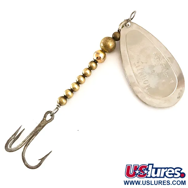 Luhr Jensen Mounti Spinner, Messing / Nikkel, 10g, Ruitpatroon, #6368