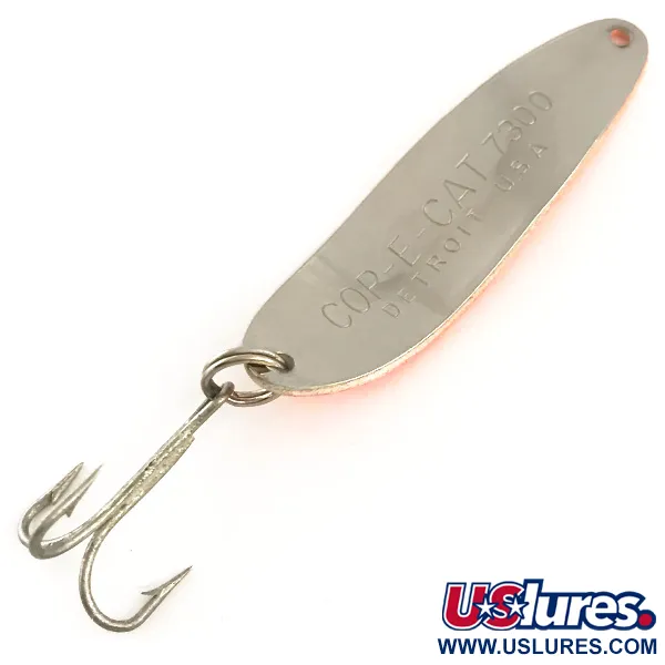 Lepel Dardevle Cop-E-Cat 7300 Glow, Oranje/Crème, 10g, Glow, #6376