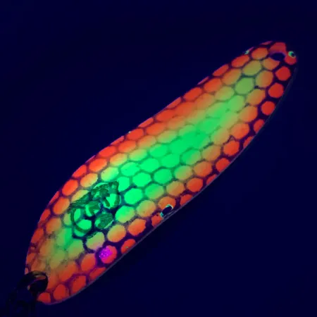 Dardevle Cop-E-Cat 7300 UV Lepel, Geel/Oranje, 10g, UV Gloed, #6377