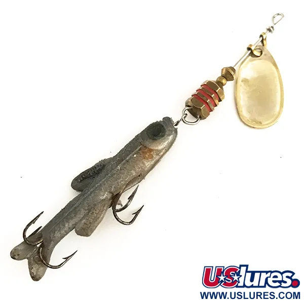 Mepps Comet Mino 1 Spinner, Zilver, 4,6g, Dubbele haken, #6406