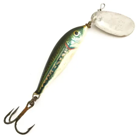 Blue Fox Vibrax Minnow Spin 2 Spinner, Zilver / Forel, 7g, #6410