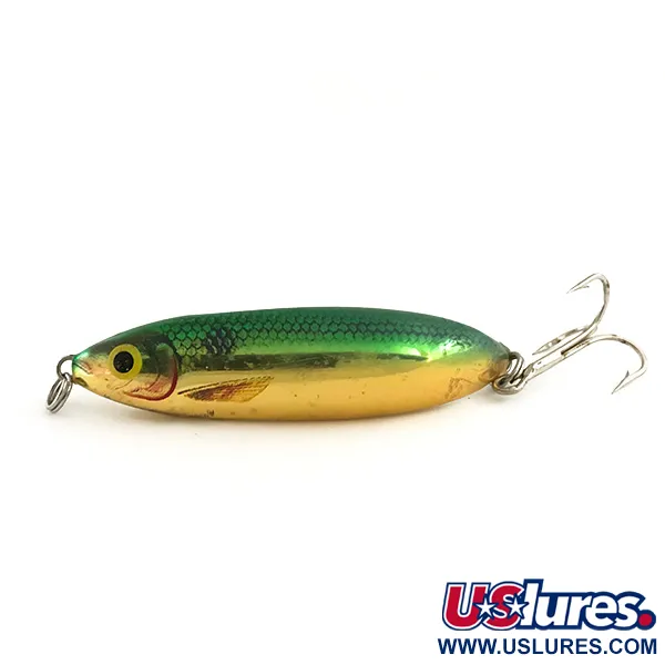 Rapala Minnow Spoon Lepel, Goud / Groen, 10g, Vintage, #6417