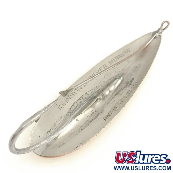 Johnson Silver Minnow Weedless Lepel, Koper/Zilver, 28g, #6432