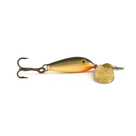 Blue Fox Vibrax Minnow Spin 1 Spinner, Goud, 4g, Balsa Body, #6446