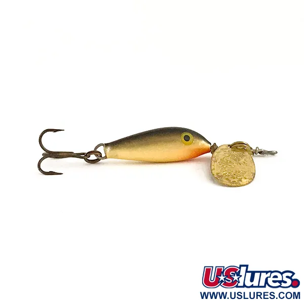Blue Fox Vibrax Minnow Spin 1 Spinner, Goud, 4g, Balsa Body, #6446