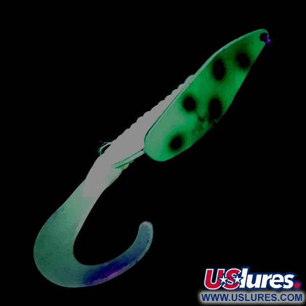 Mepps Timber Doodle 0 UV Lepel, Frog/Gold UV, 8g, Wierloos, #6447