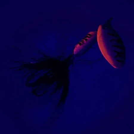 Yakima Bait Worden’s Original Rooster Tail UV Spinner, Rainbow Perch, 2,6g, UV, #6451