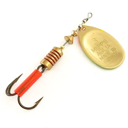 Mepps Aglia 3 Fluo UV Spinner, Fluo Tiger, 7g, UV-reactief, #6456