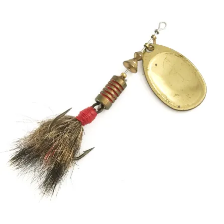 Mepps Aglia 3 dressed Spinner, Goud / Rood, 7,3g, Eekhoornstaart, #6509