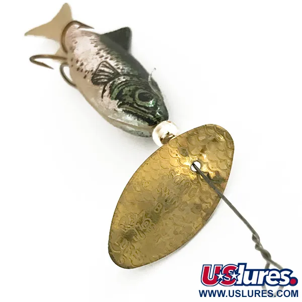 Renosky Sonic Swing Minnow Spinner, Messing/Regenboogforel, 6g, #6515