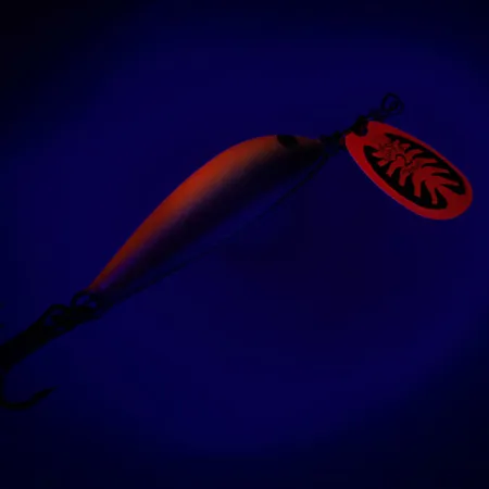 Blue Fox Vibrax Minnow Spin 2 Spinner, Oranje/Goud, 7g, Finland, #6517