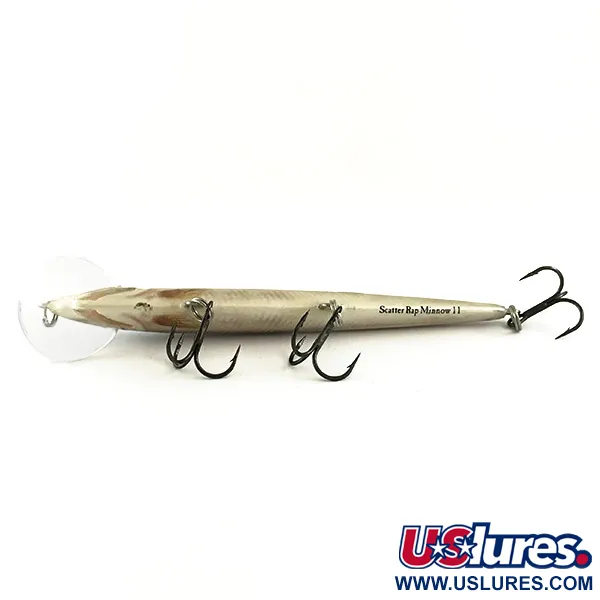 Rapala Scatter Rap Minnow Plug, Custom HD Live Smelt, 6g, #6519