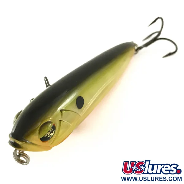 Gary Yamamoto Tate' Pencil Topwater, Olijf-Goud, 10g, #6524