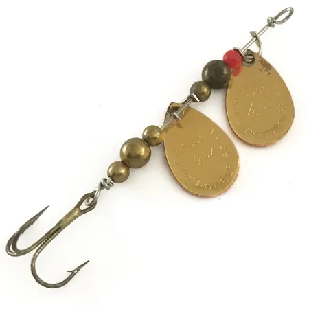 Thomas Double Spinn Tandemspinner, Goud / Rood, 5g, USA, #6532