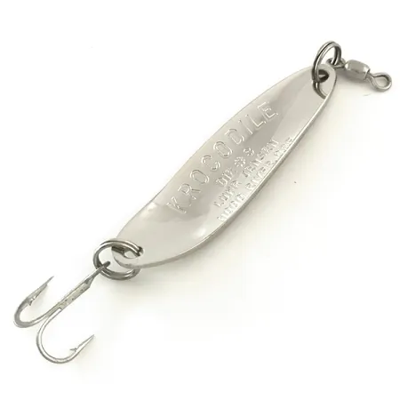 Luhr Jensen Krocodile Die #3 Lepel, Nikkel/Gold-Holo, 10g, #6543