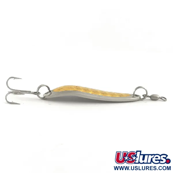 Luhr Jensen Krocodile Die #3 Lepel, Nikkel/Gold-Holo, 10g, #6543