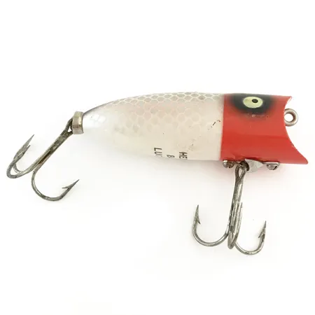 Heddon Baby Lucky 13 Oppervlakteplug, Rood/Wit/Zilver, 9g, #6550