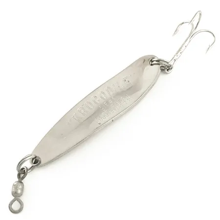 Luhr Jensen Krocodile Die #4 Lepel, Nikkel/Rood, 17g, Verre Worpen, #6554