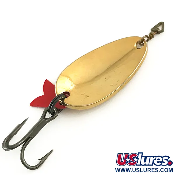 Acme Fish Hawk Lepel, Goud, 5g, Gehamerde Textuur, #11108