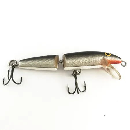 Rapala Jointed J-9 Plug, Zilver Zwart, 7g, Balsahout, #6567