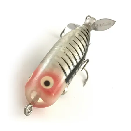 Heddon Tiny Torpedo Topwater Kunstaas, Red Head, 7g, Propeller, #6572