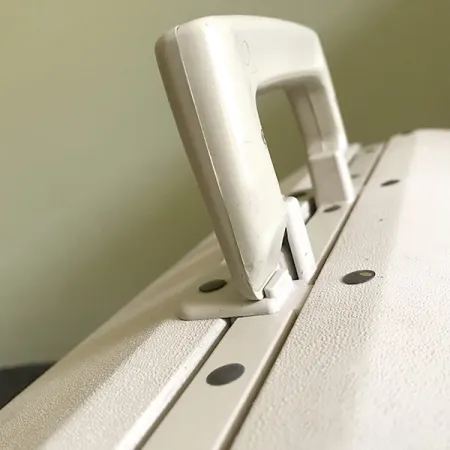 Plano 8600 Vintage Visbox, Wit/Grijs, 6 Plateaus, #6574