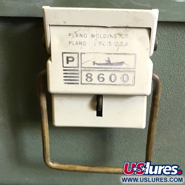 Plano 8600 Vintage Visbox, Wit/Grijs, 6 Plateaus, #6574